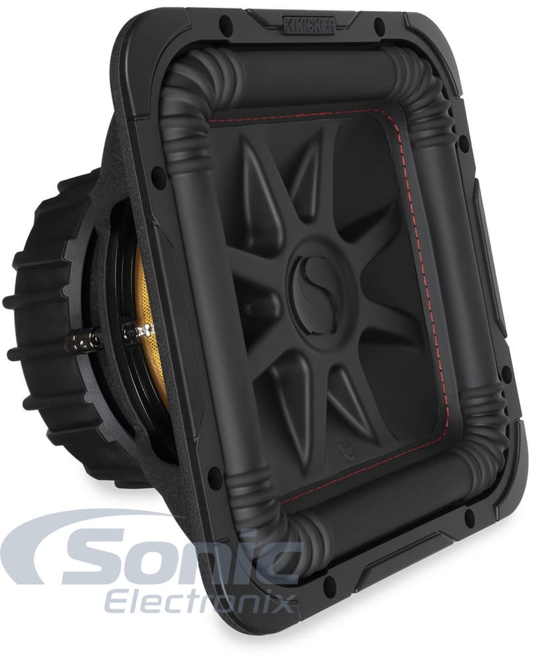 Kicker L7R 10 Inch 1000W Max Power 4 Ohm DVC Square Car Audio Subwoofer (3 Pack) Image 2