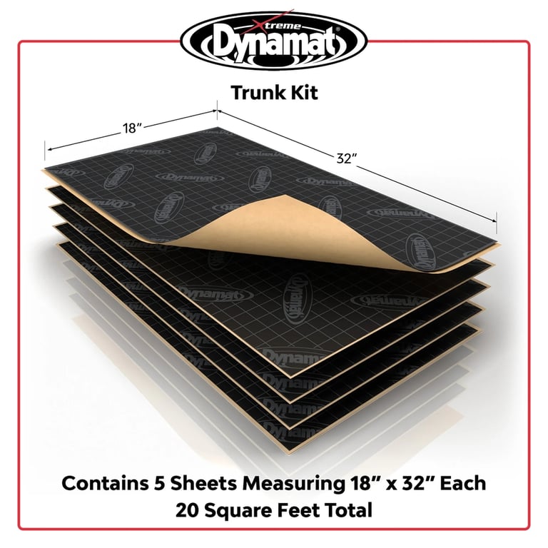Dynamat Xtreme 20 ft. Trunk Kit 19405 Image 4
