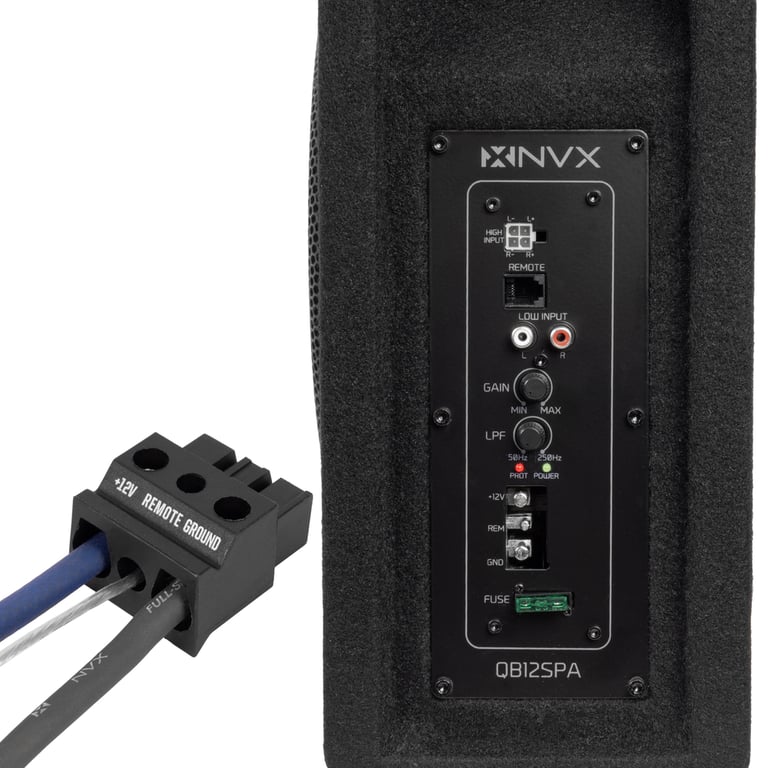 NVX QB12SPA with Free BAK82BL Amp Kit Image 6