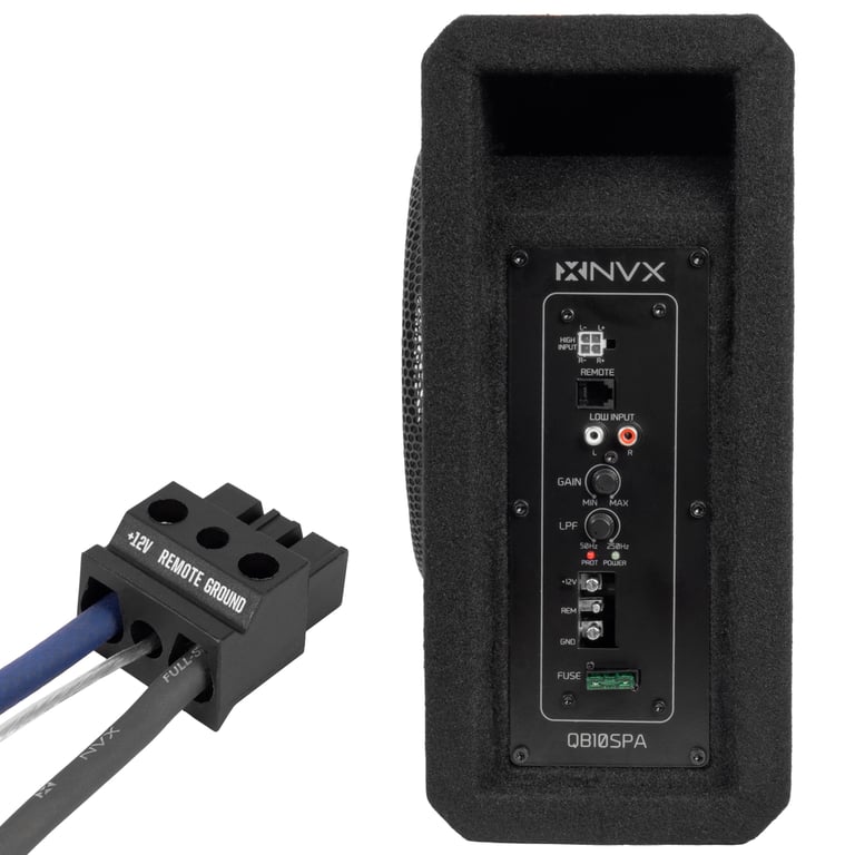 NVX QB10SPA with Free BAK82BL Amp Kit Image 6