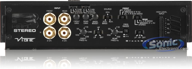 VIBE Audio Black Box STEREO4 R/B Image 3