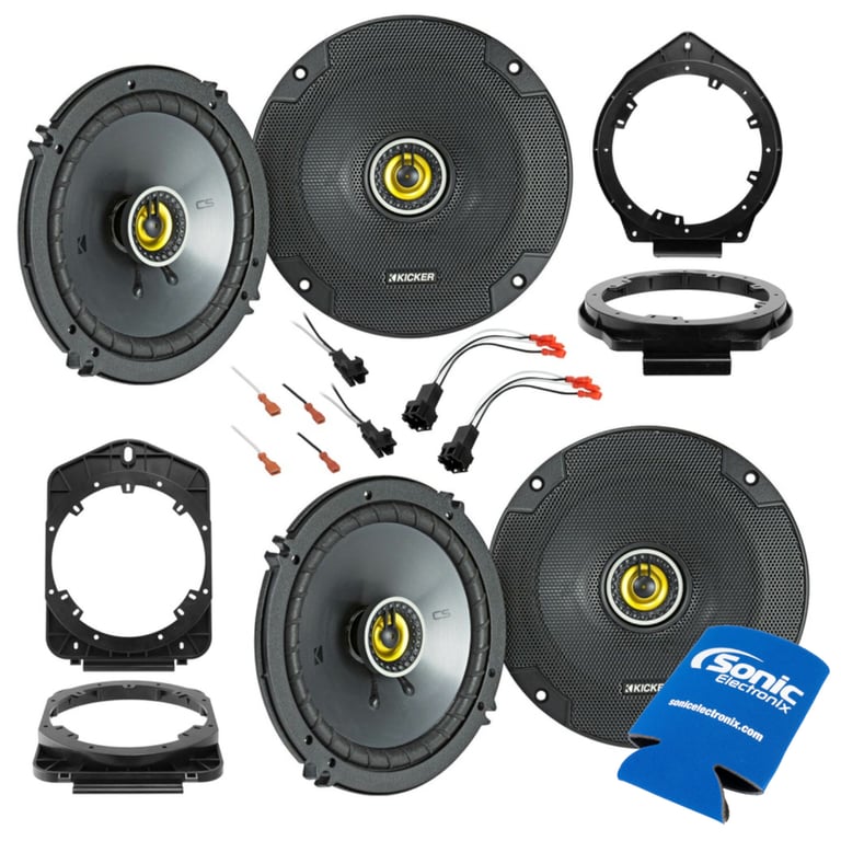 Kicker CS Series Front & Rear Speaker Upgrade Package Image 1