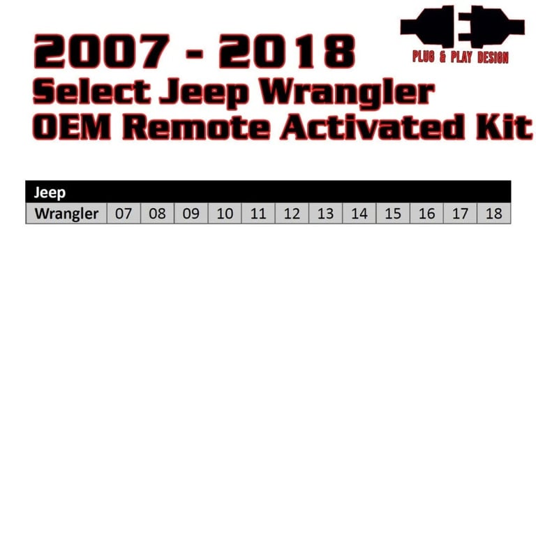 Remote Start for 2007-2018 Jeep Wrangler JK/JKU + Kleinn RFKIT1 Image 3