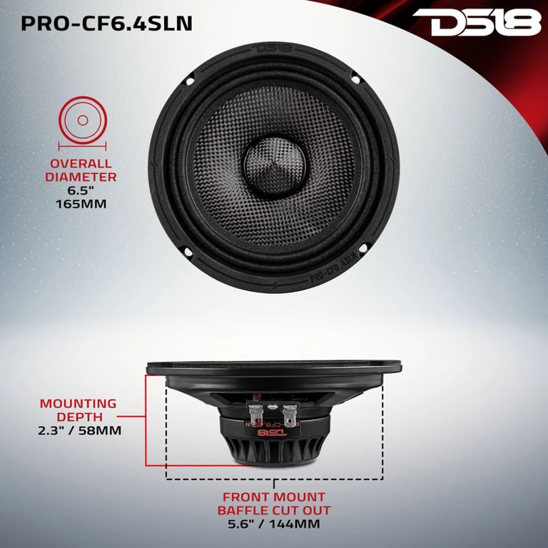 DS18 PRO-CF6.4SLN (Sold Individually) Image 7