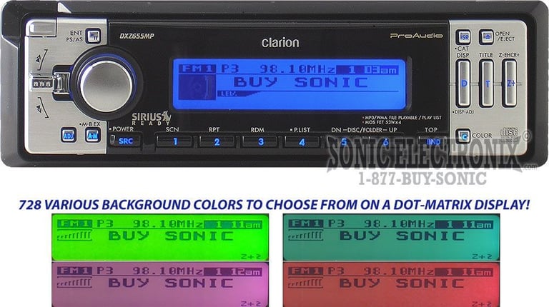 Clarion ProAudio DXZ655MP Image 2