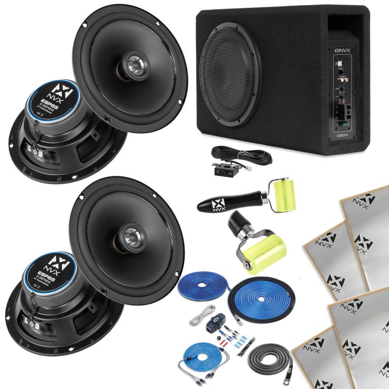 NVX Audio Upgrade Kit &ndash; QB12SPA with 2 Pair 6.5" Speakers Image 1