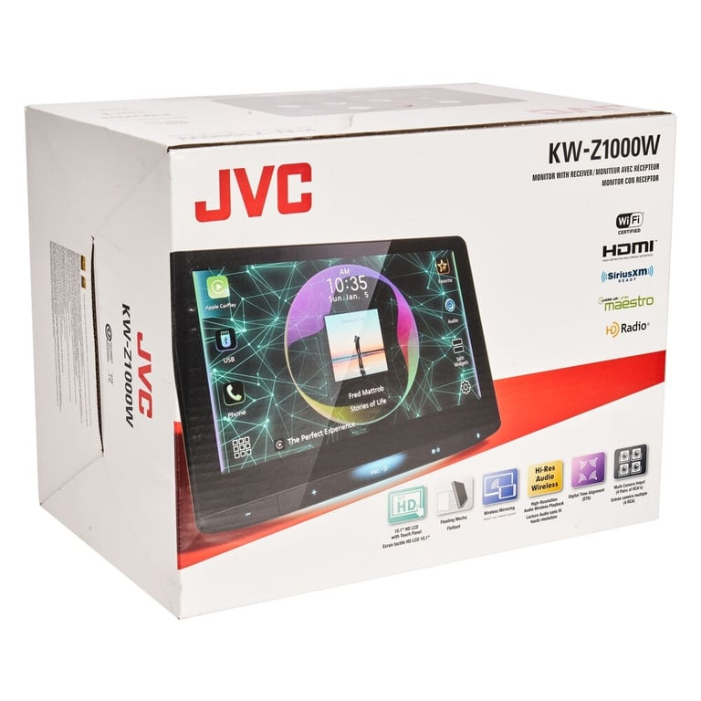 JVC KW-Z1000W - Open Box, Great Image 7