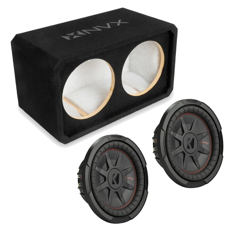 NVX NE102S w/ Kicker CWRT104 (48CWRT104) (Sold Individually) Image 1
