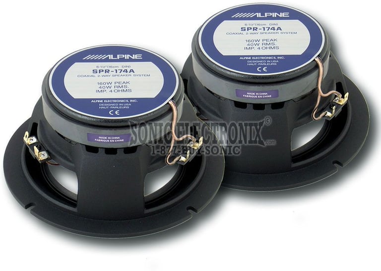 Alpine SPR-174A 6-1/2" 2-way Type R Image 2