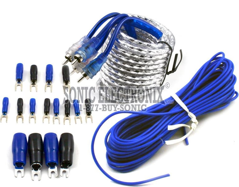 Lanzar OPTIKITCAP0 0 Gauge Dual Amp Kit + 2.4F Capacitor Image 5