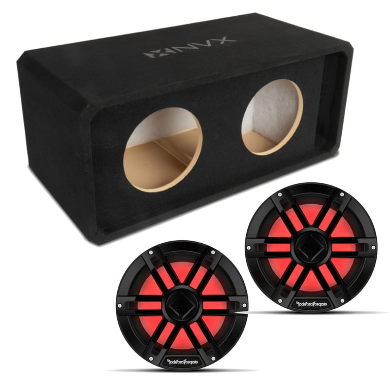 NVX NE102P w/ Rockford Fosgate M1D4-10B Image 1