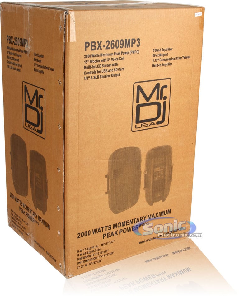 Mr DJ PBX-2609MP3-OPEN BOX  Image 6