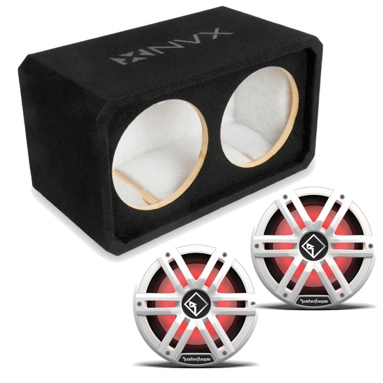 NVX NE102S w/ Rockford Fosgate M2D2-10S-G2 Image 1