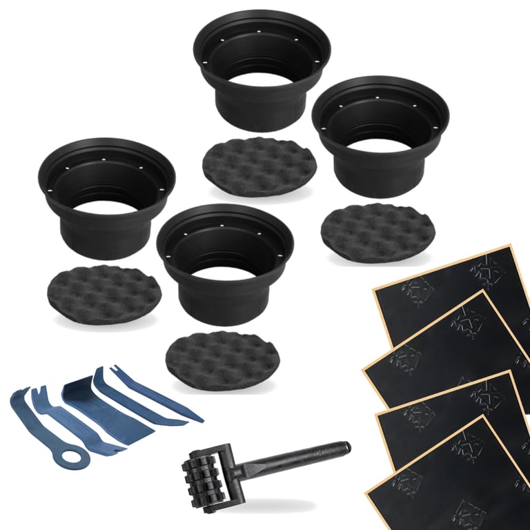 NVX XBAF65 6.5" Premium Speaker Installation 2-Pair Kit Image 1