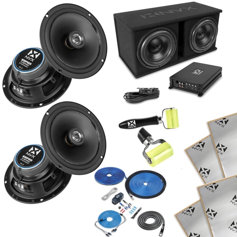 NVX Audio Upgrade Kit &ndash; NPKG212 Bass Package with 2 Pair 6.5" Speakers Image 3