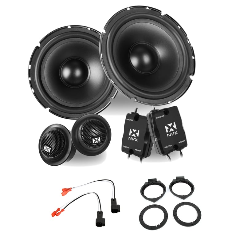 NVX E-Series Rear Speaker Upgrade Kit (Crew Cab) Image 1