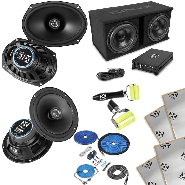 NVX Audio Upgrade Kit &ndash; NPKG212 Bass Package with 6x9" & 6.5" Speakers Image 3