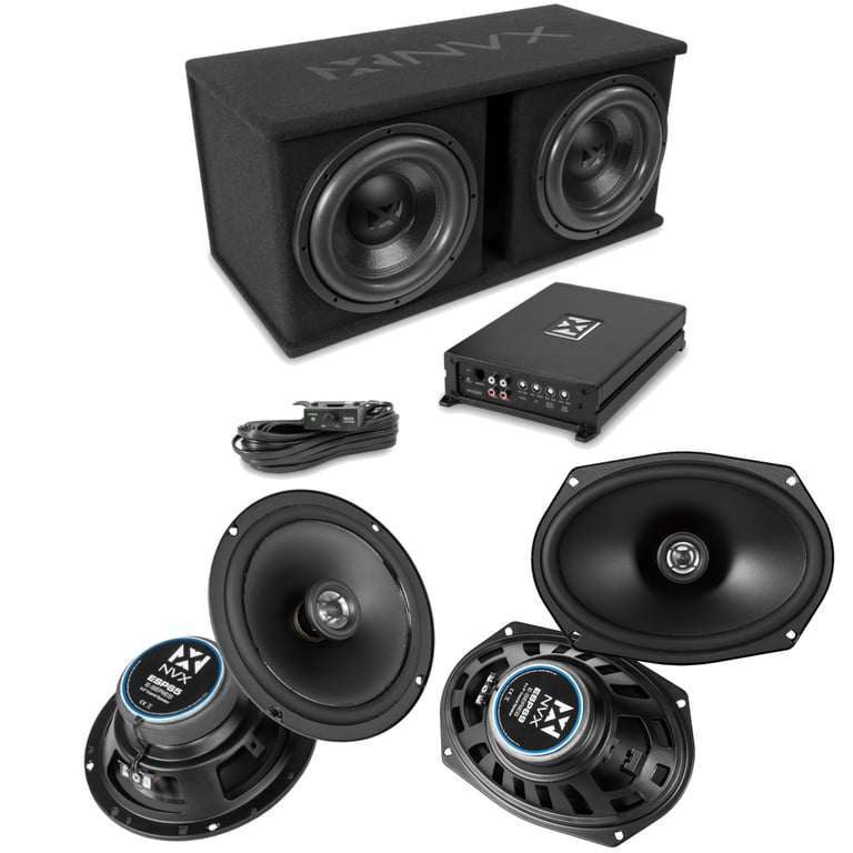 NVX Audio Upgrade Kit &ndash; NPKG212 Bass Package with 6x9" & 6.5" Speakers Image 1