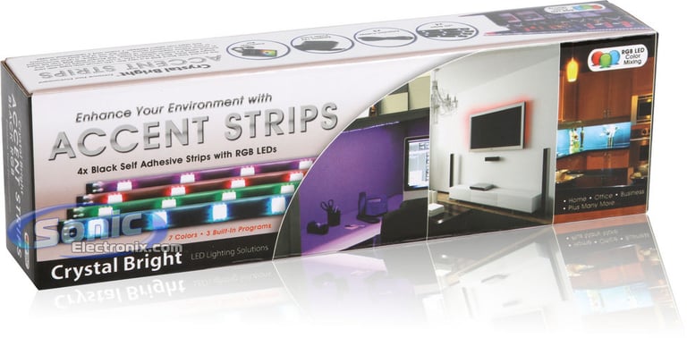 American DJ ACCENT STRIP BLACK RGB Image 8