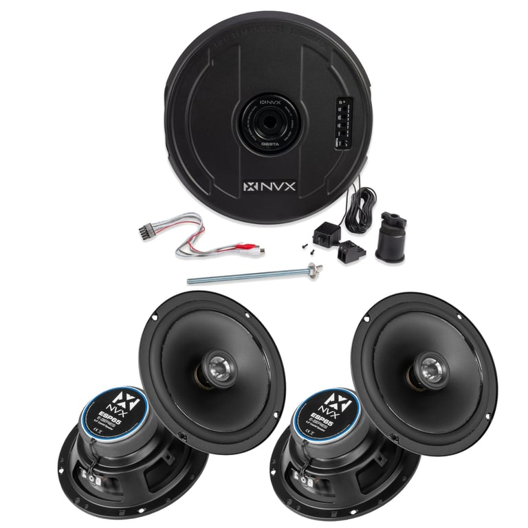 NVX Audio Upgrade Kit &ndash; QBSTA & Two Pair 6.5" Speakers Image 1