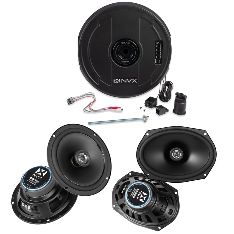NVX Audio Upgrade Kit &ndash; QBSTA with 6.5" & 6x9" Speakers Image 1
