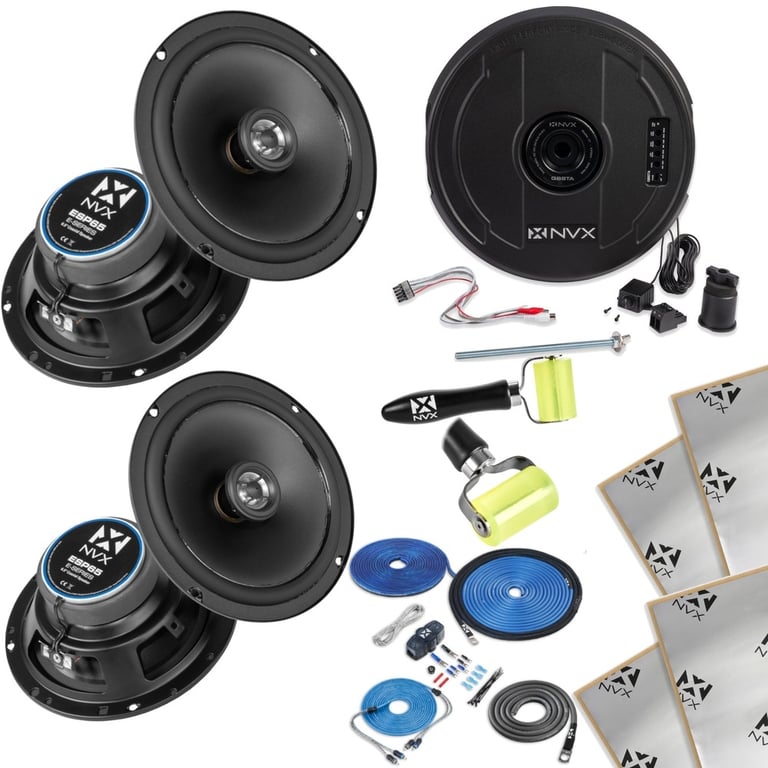 NVX Audio Upgrade Kit &ndash; QBSTA & Two Pair 6.5" Speakers Image 3