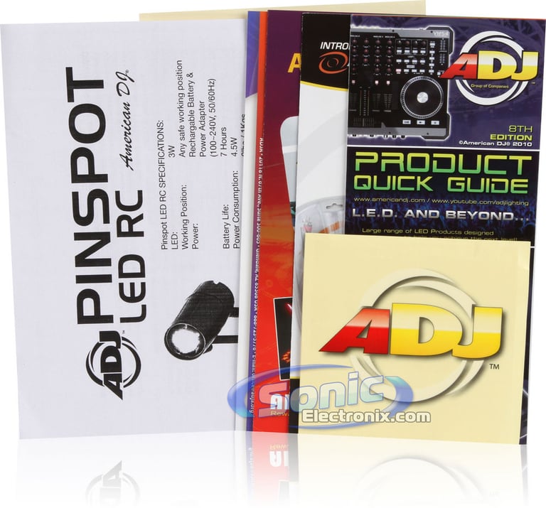 American DJ PINSPOT LED RC Image 6