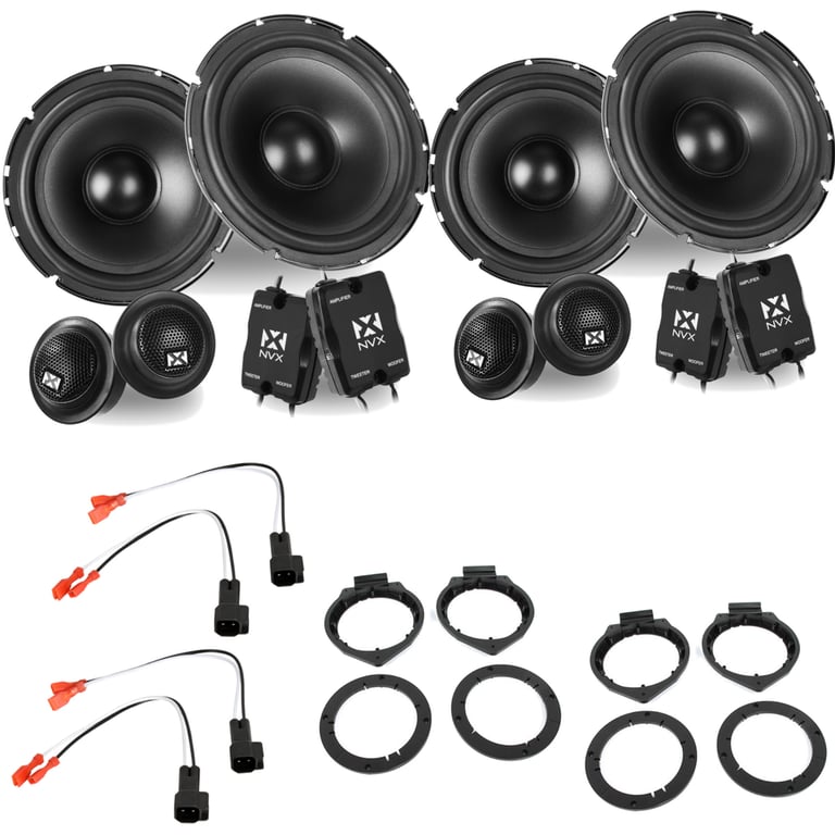 NVX N-Series Complete Speaker Upgrade Kit (Crew and Double Cab) Image 1