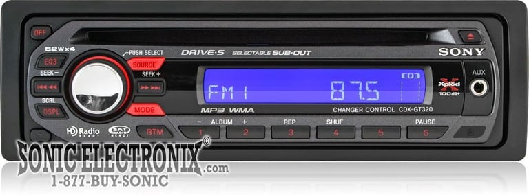 Sony CDX-GT320 Image 2