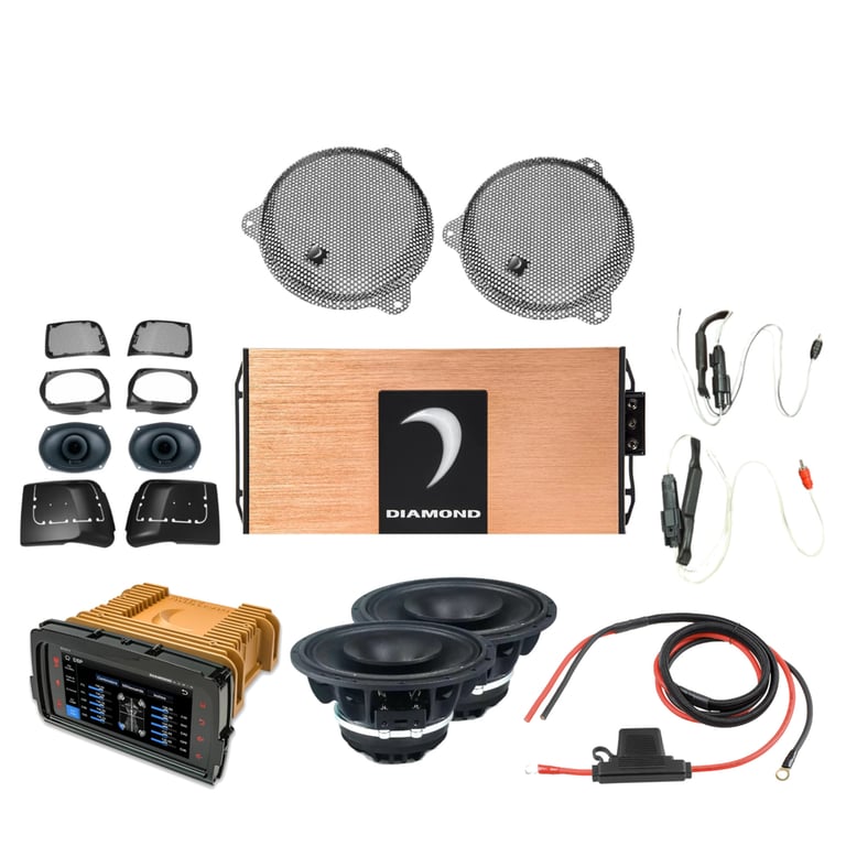 Diamond Audio 4-Speaker Sound Packs for 14-'23 HD Street Glide Image 1