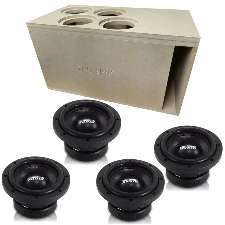 Tru Spec 4x6.5SUPB with 4x Sundown Audio SA-6.5 SW Image 1