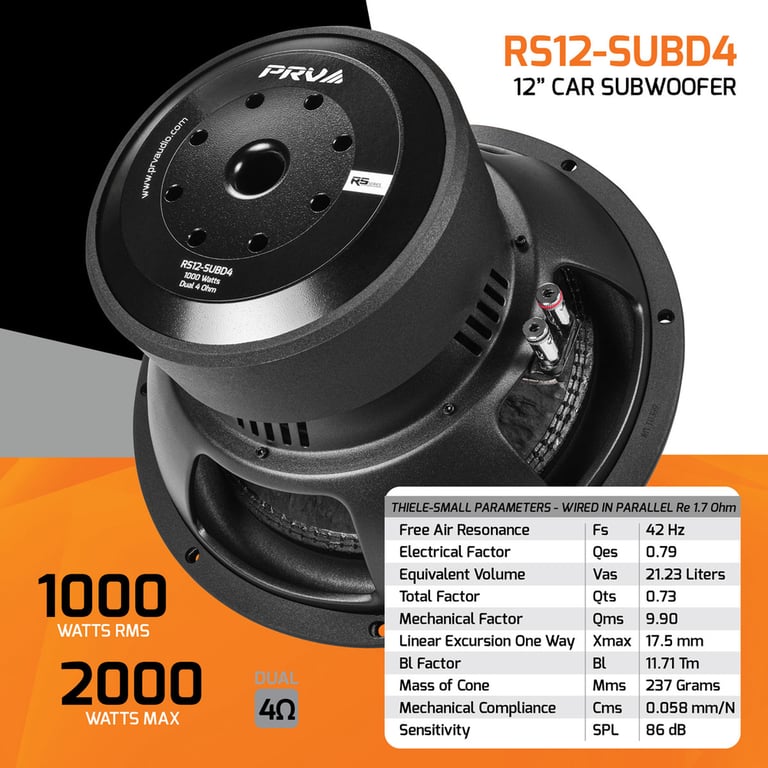 PRV Audio RS12-SUBD4 Image 9