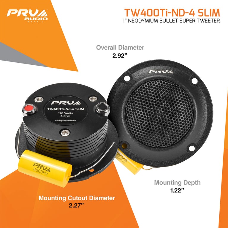 PRV Audio TW400Ti-Nd-4 SLIM Image 6