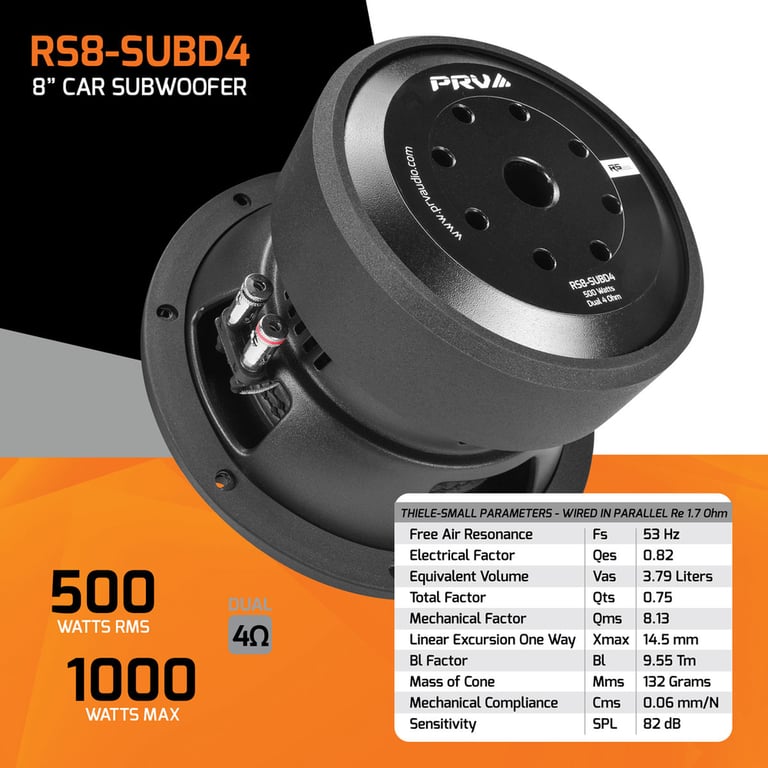 PRV Audio RS8-SUBD4 Image 9