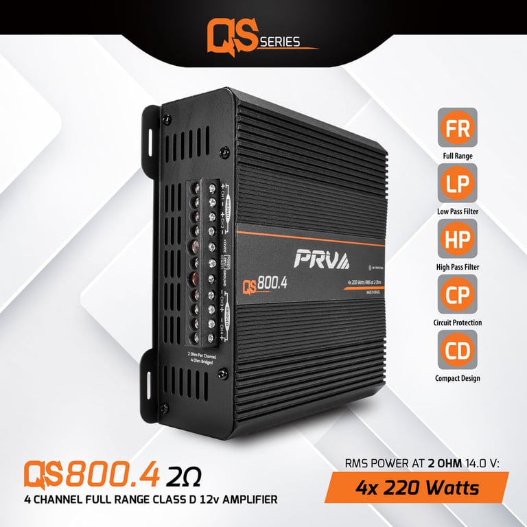 PRV Audio QS800.4 2 Ohm Image 7