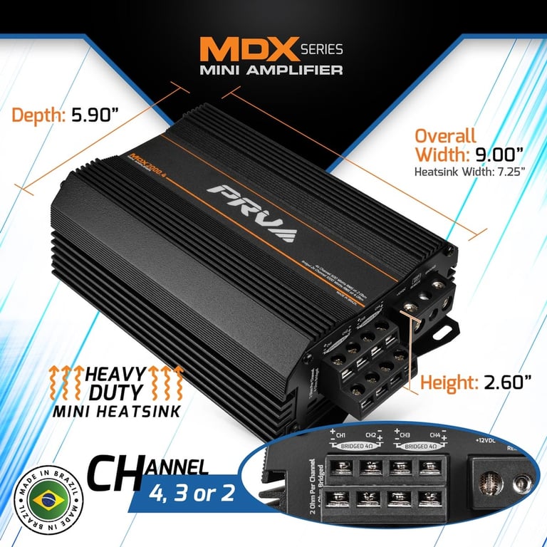 PRV Audio MDX2000.4 2 Ohm Image 6