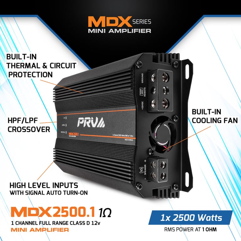 PRV Audio MDX2500.1 1 Ohm Image 7
