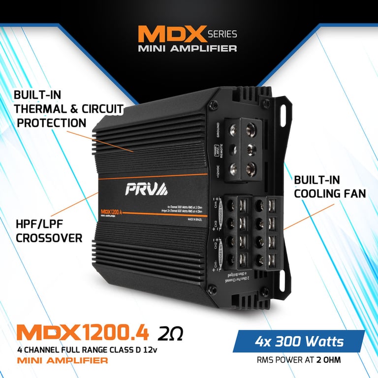 PRV Audio MDX1200.4 2 Ohm Image 7