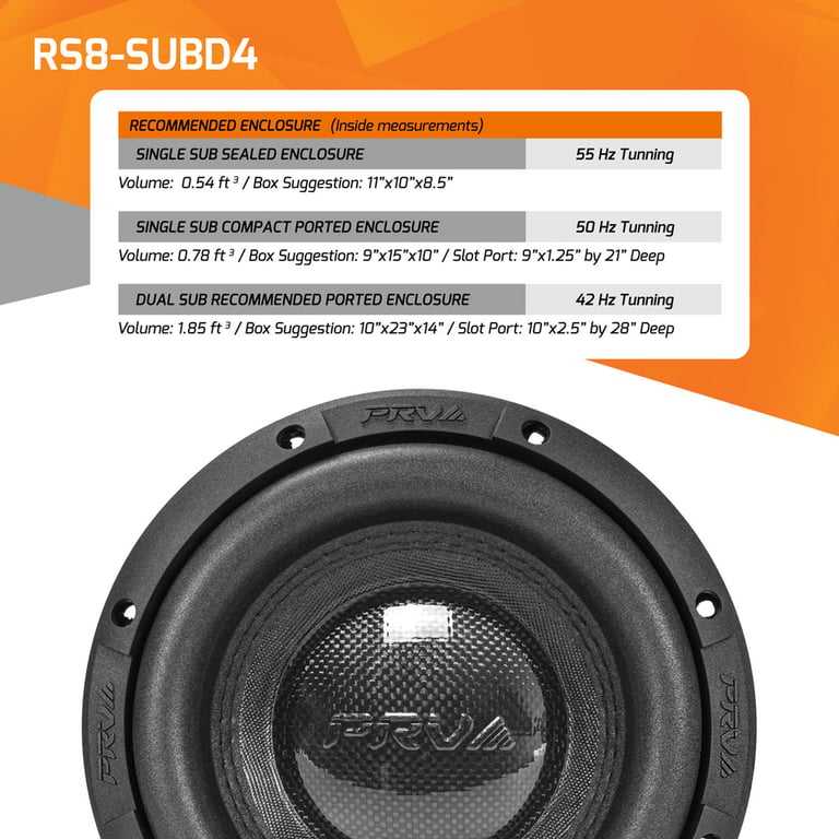 PRV Audio RS8-SUBD4 Image 8