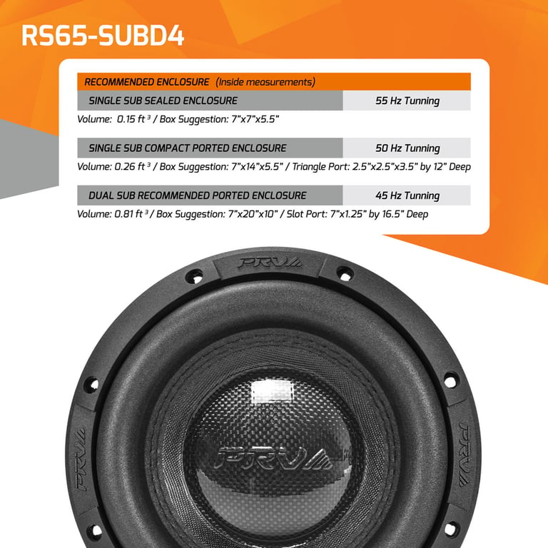 PRV Audio RS65-SUBD4 Image 7