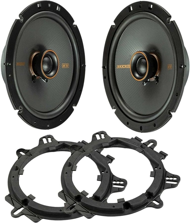 2007&ndash;2014 Jeep Wrangler JK Kicker Plug & Play Speaker Bundle Upgrade Image 4