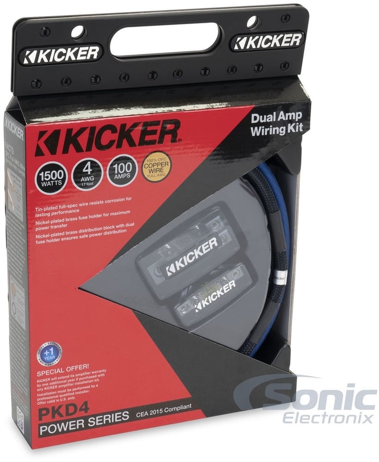 2007&ndash;2018 Jeep JK Wrangler &ndash; Kicker Plug & Play Marine Amp and Sub Bun Image 21
