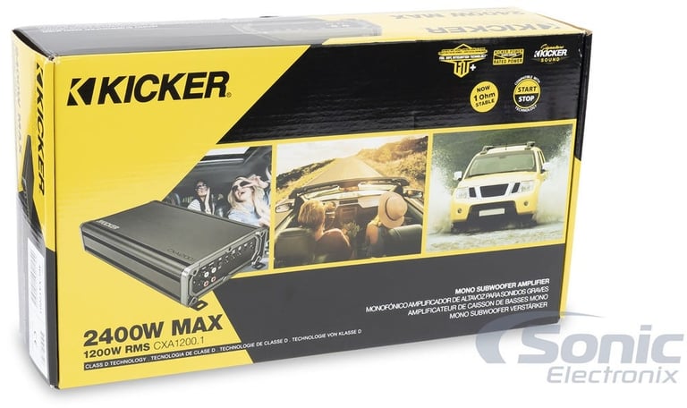 Kicker 43CXA12001 with Amplifier Wiring Kit Image 7