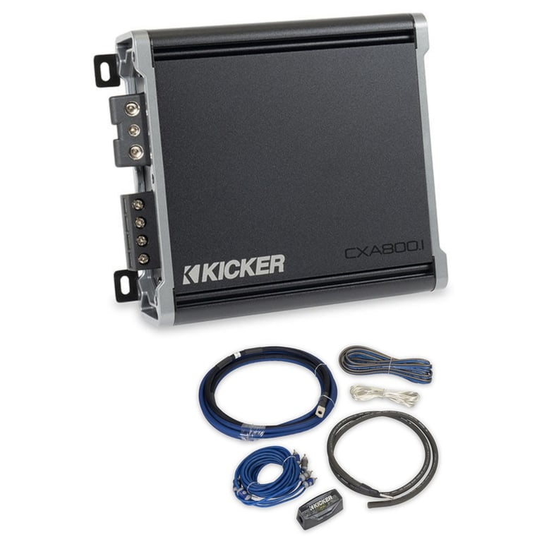 Kicker 46CXA800.1 with Amp Kit and 3 Year Warranty Image 1