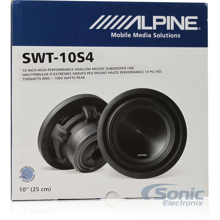 Alpine SWT-10S4 - Pair Image 6