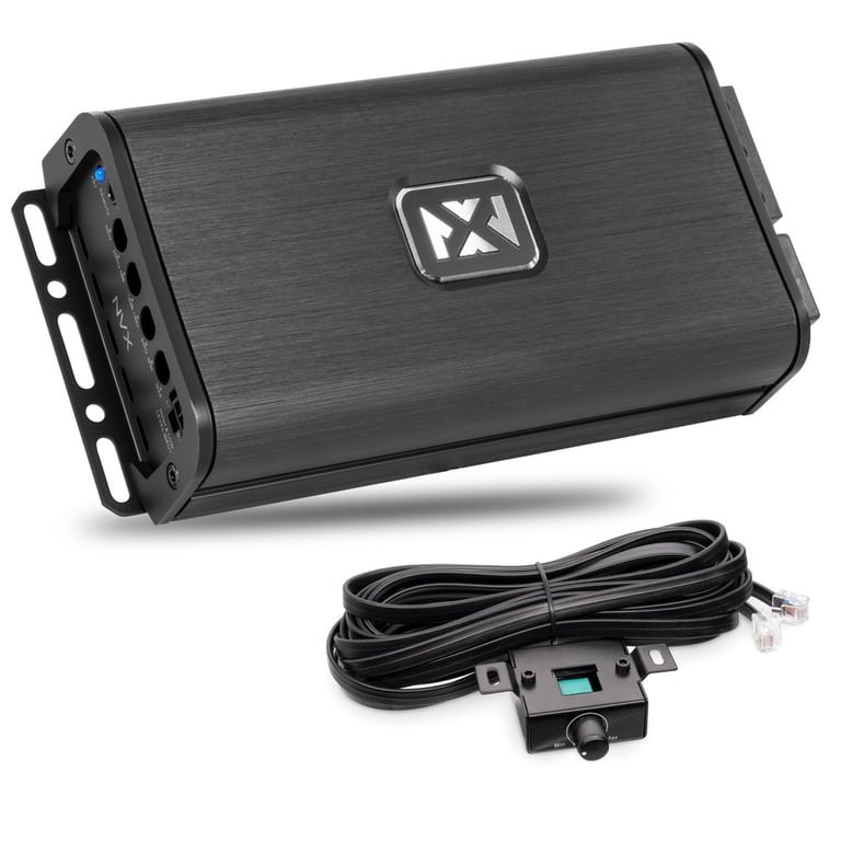 NVX Dual 8" Complete Bass System w/ Ported Box, Amp, and Wiring Kit Image 10