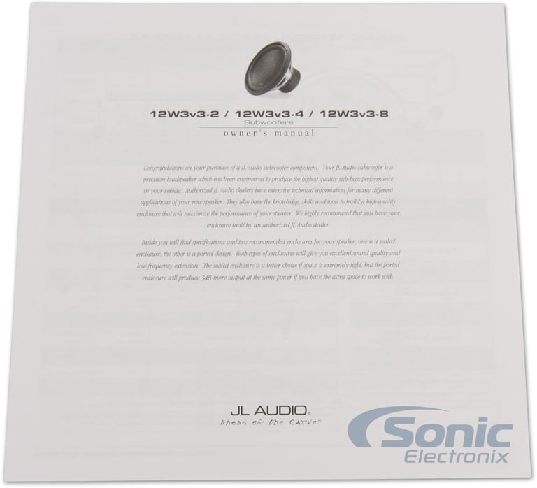 JL Audio 12W3v3-4 - Pair Image 5