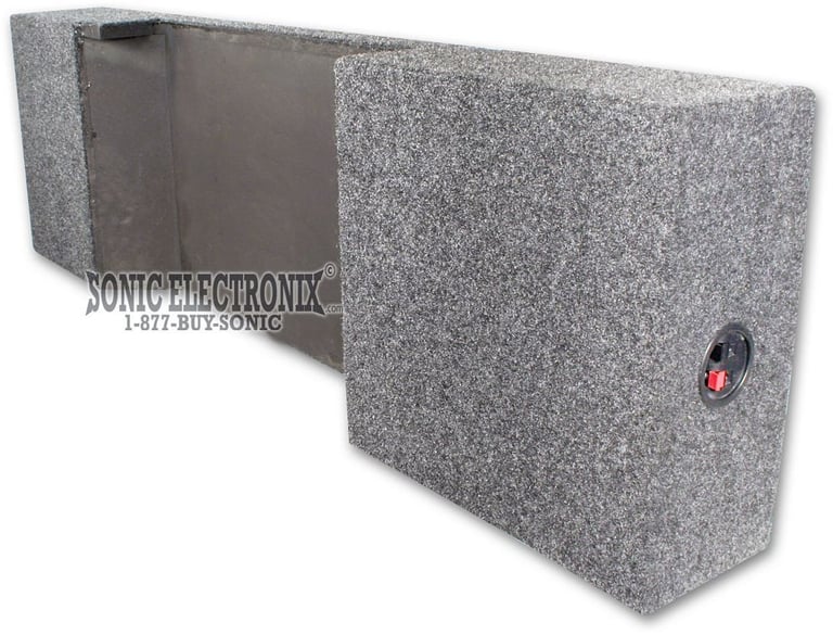 Dual 10" Subwoofer Enclosure: CHE054DR Chevrolet 2005 Extended Cab Full-Size Pickup Truck Image 2