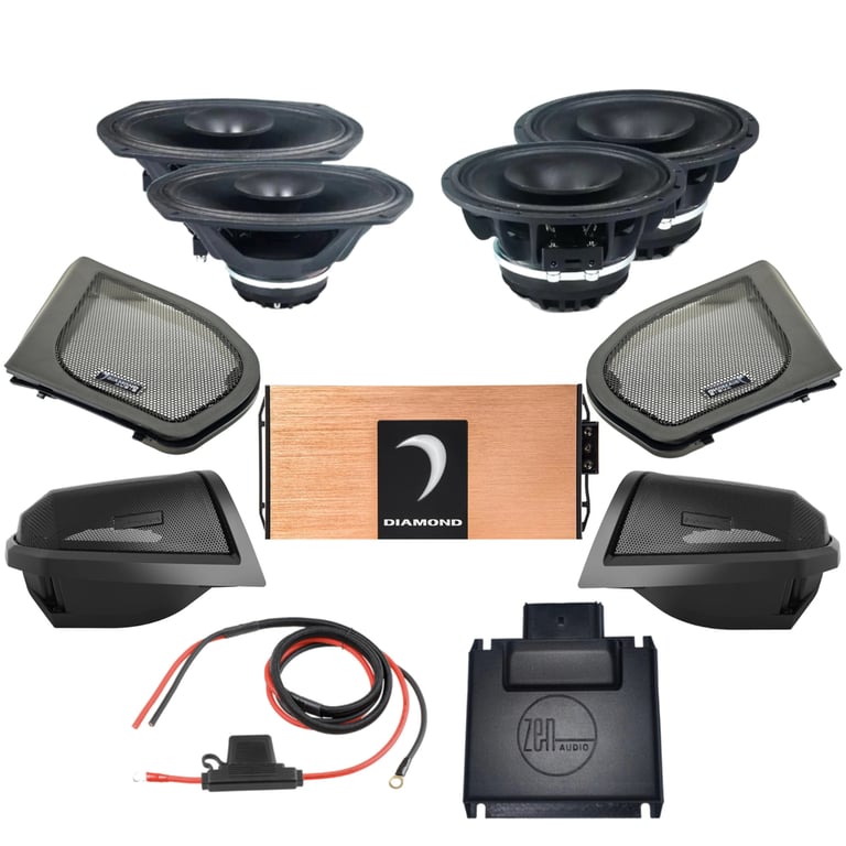 Diamond Audio 4-Speaker Sound Packs For  24+ Hd Road Glide Image 1