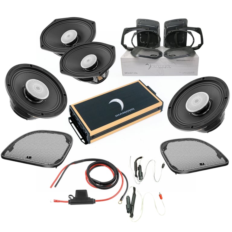 Diamond Audio 4-Speaker Sound Packs For  '14-'23 Hd Road Glide Image 1